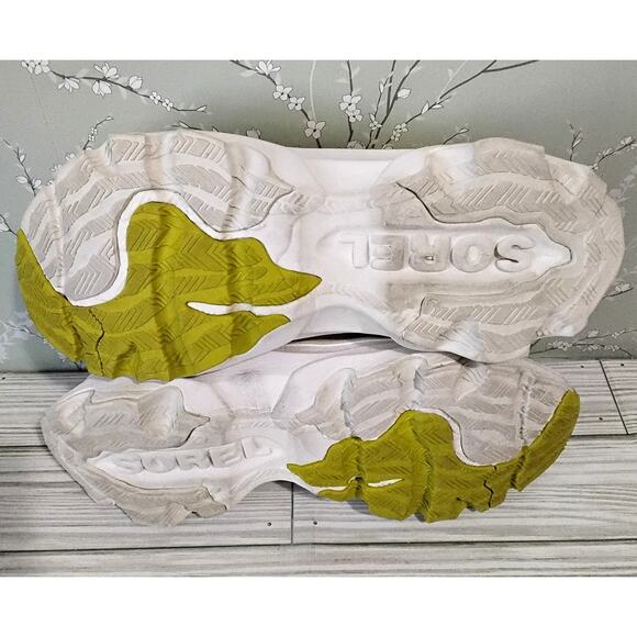 Sorel Kinetic Breakthru Tech Lace Yellow Womens SZ 8.5 Women's Running Shoes - Picture 9 of 9